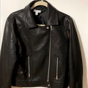 Faux Leather Jacket XL